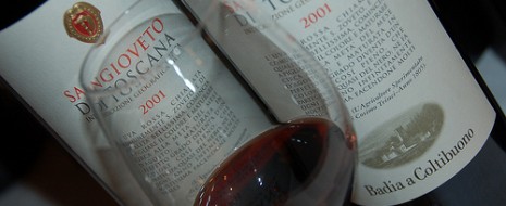 Sangiovese 100%: Sangioveto 2001 Badia a Coltibuono IGT Toscana Il supertuscan di casa (che però ogni anno sfodera anche una delle migliori riserve del Chianti Classico) ha sempre rappresentanto l’eccellenza del Sangiovese di Gaiole e quindi eleganza suprema con...