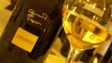 Grande visione e grande coraggio per Giampaolo Tabarrini, qui abbiampo vigne franco di piedi, maritate agli aceri, in pianura accanto al grano. In pressa con ghiaccio secco, sulle bucce 6-7 ore...