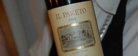 Un campione di razza che nasce sul modello bordolese del vino da lungo invecchiamento. Frutta rossa e nera quasi parossistica di una intensità incredibile con tanto apporto di legno a...