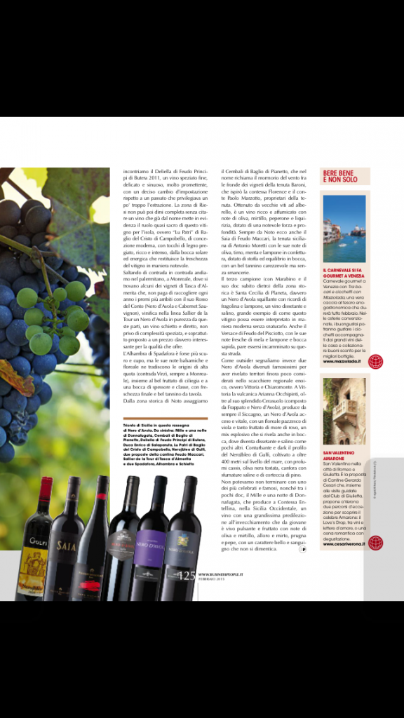 nero d'avola business people febbraio 2015 pag 125