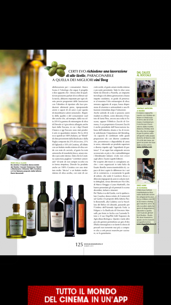 Non è tutto olio quello che luccica Business People marzo 2015 pag 124