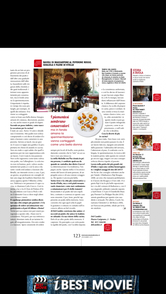 business people matteo baronetto pag 123 dicembre 2015