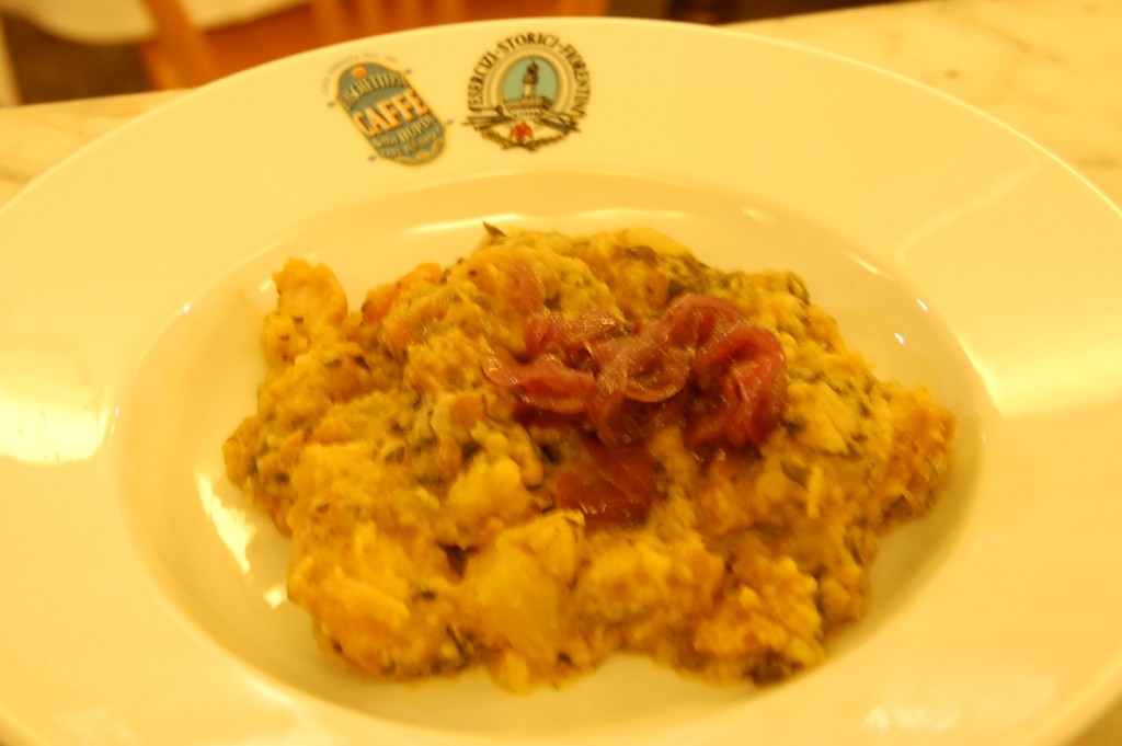 ribollita e cipolla rossa candita