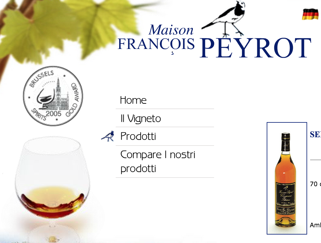 François Peyrot Liquer Poire Williams & Cognac