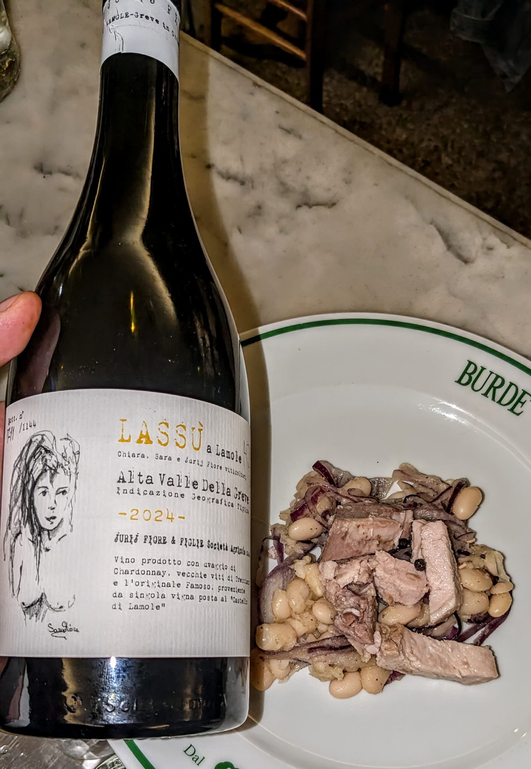 Lassù a Lamole 2024 Alta valle della Greve Jurij Fiore Igt Bianco