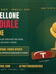 Tabellone dei mondiali in Trattoria!